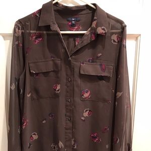 Gap Floral Blouse
